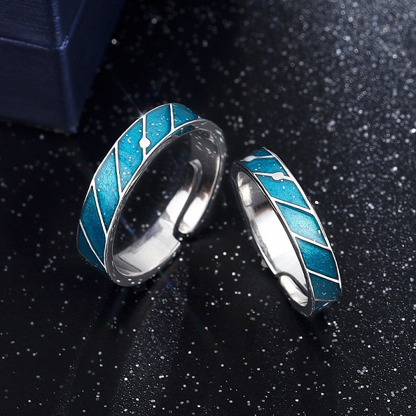 Meteor Shower Couple Ring PWB477