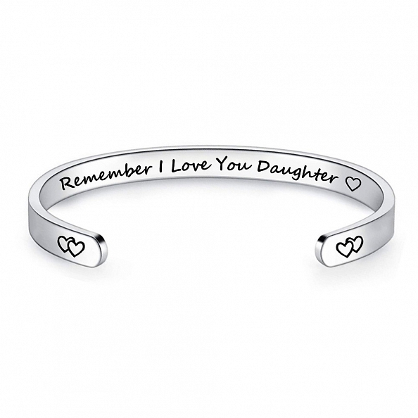 REMEMBER I LOVE YOU Family Cuff Bangle PWB432