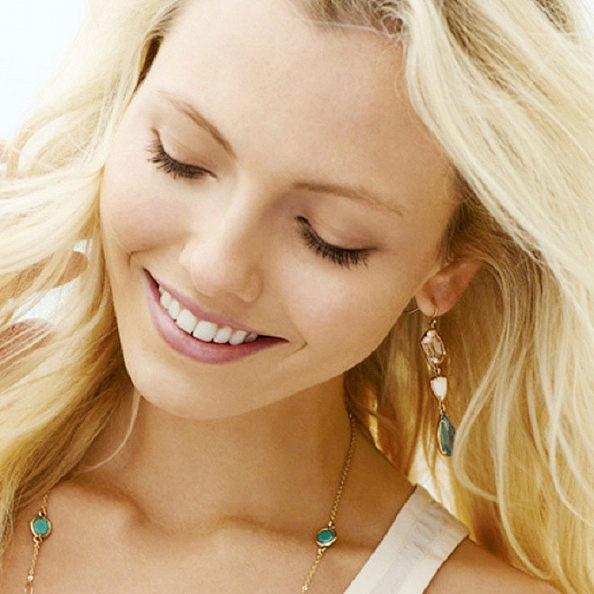 Simple Glass Crystal Drop-shaped Geometric Earrings PWB031