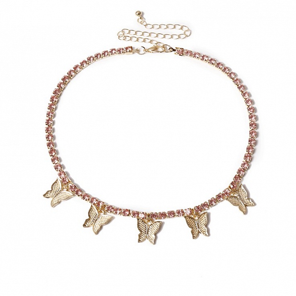 Butterfly Diamond Necklace PW921