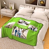Custom Family Blankets Personalized Collage Blankets with 4 Photos PW515