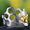 S925 Honeycomb Ring PWB248