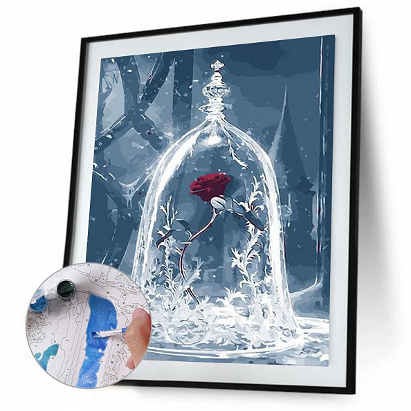 DIY Paint By Numbers- Rose(40*50 CM) PW748