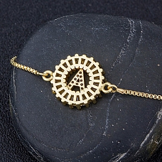 A-Z Initial Letter Charm Bracelets PW853
