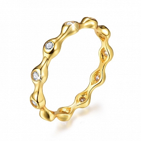 Minimalist Thin Sterling Silver Ring PWB417