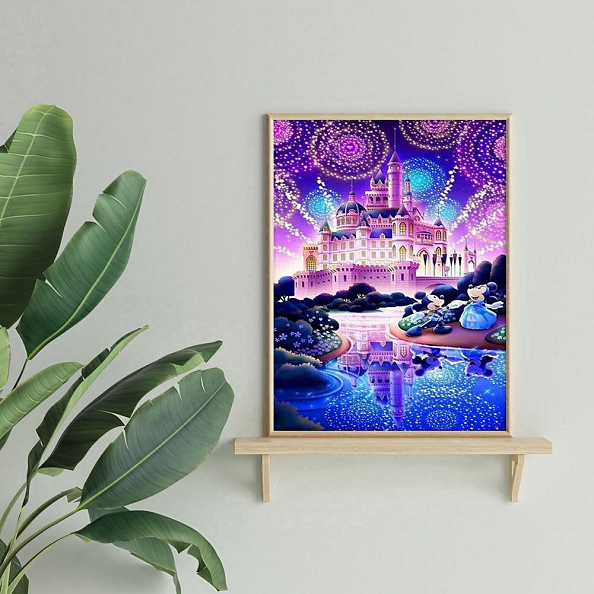 DIY Full Round Diamond Painting -Mickey Mouse PW819