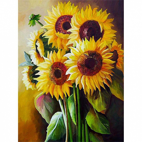 DIY  Full Square Diamond Painting Sunflower PW731
