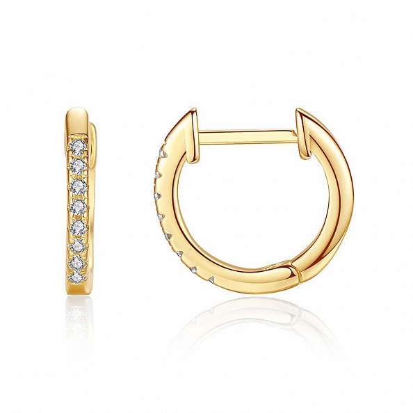 S925 SMALL HUGGIE EARRING PWB044