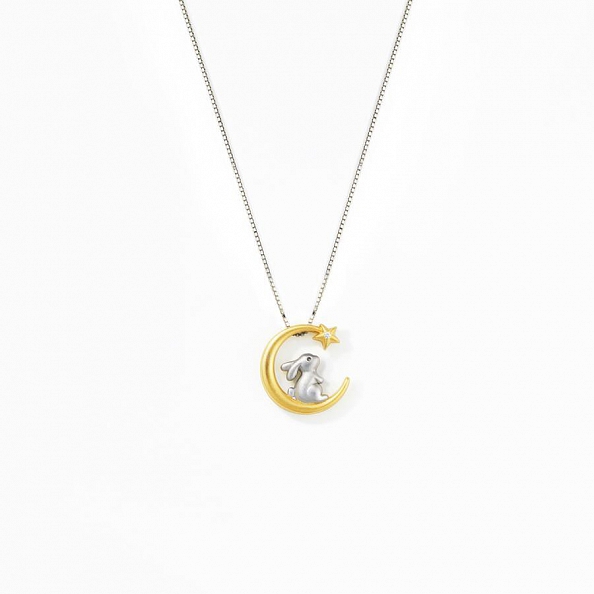 YOU'RE SOME BUNNY SPECIAL BUNNY Pendant Necklace PWB442