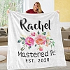 Personalized Graduation Fleece Blanket for Class Of 2020 PW282