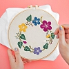 Floral Wreath-Embroidery Kit(25x25cm) PW673