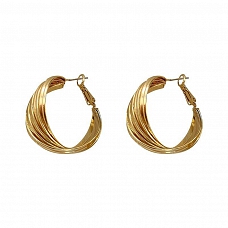 Retro round earrings PWB191