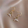 Crystal Butterfly & Flower Earrings PWB546