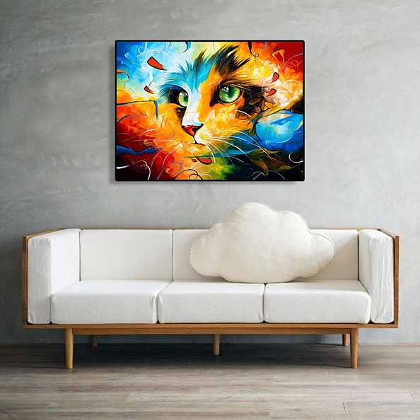 DIY Paint By Numbers-Cat (40*50 CM) PW606