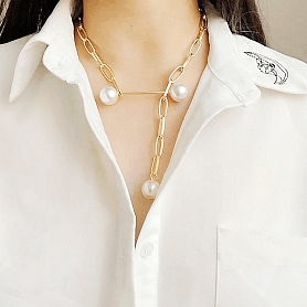 Fashion personality pearl necklace PW943