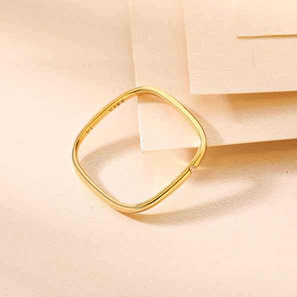 Minimalist Square Rings PWB419