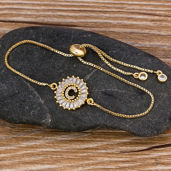 A-Z Initial Letter Charm Bracelets PW853