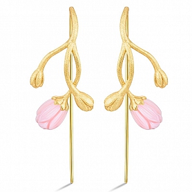 Elegant Jasmine Flower Earrings PWB402