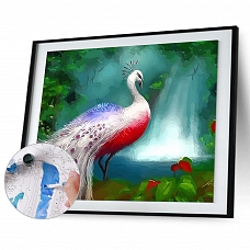Paint By Numbers-DIY Peafowl(40*50 CM) PW740