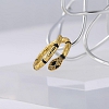 Gold Plating Snake Ring PWB493