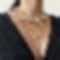 Simple multi-layer irregular necklace PWB213