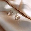 Heart-Shape Crystal Earrings PWB264