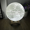 Moon Lamp With Photo Two Colors PW026