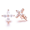 Four - leaf Clover Stud Earrings PWB453
