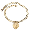 Heart Initials Ankle Bracelet PW889