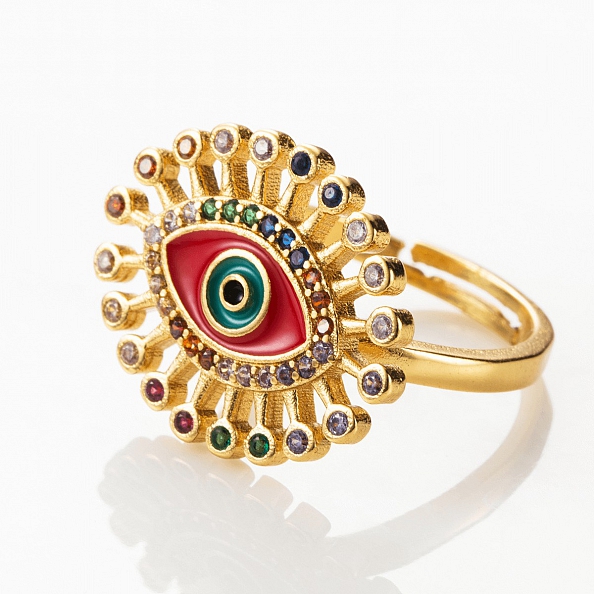 Devil's eye ring PWB106