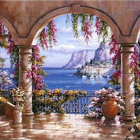 Landscape Door Paint By Numbers Kits PW351