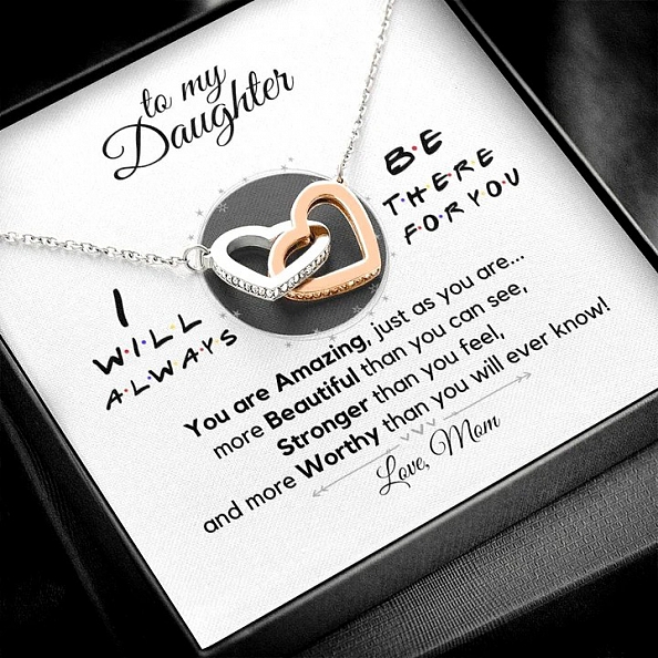 Daughter(s) Always There for you Necklace PWB097