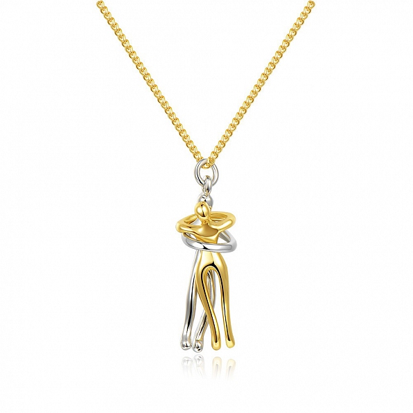 Sparkly Snowflake Pendant Necklace PWB336