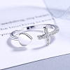 I CAN DO ALL THINGS THROUGH CHRIST WHO STRENGTHENS ME CROSS & HEART RING PWB415