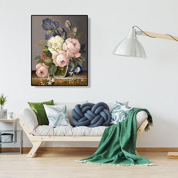 DIY Paint By Number Kits-Flowers(40*50 CM) PW618