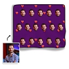 Custom Face Photo Fleece Blanket PW496