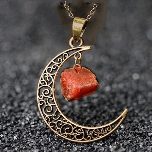 Vintage Moon Necklace PWB001