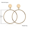 Exaggerated circle earrings PWB078