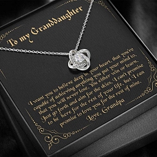 To my Granddaughter - I want you to believe deep in your heart Necklace PWB208