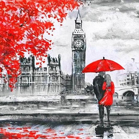 Landscape The Elizabeth Tower Paint By Numbers Kits PW379