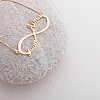  Infinity 2 Names Necklace PW828