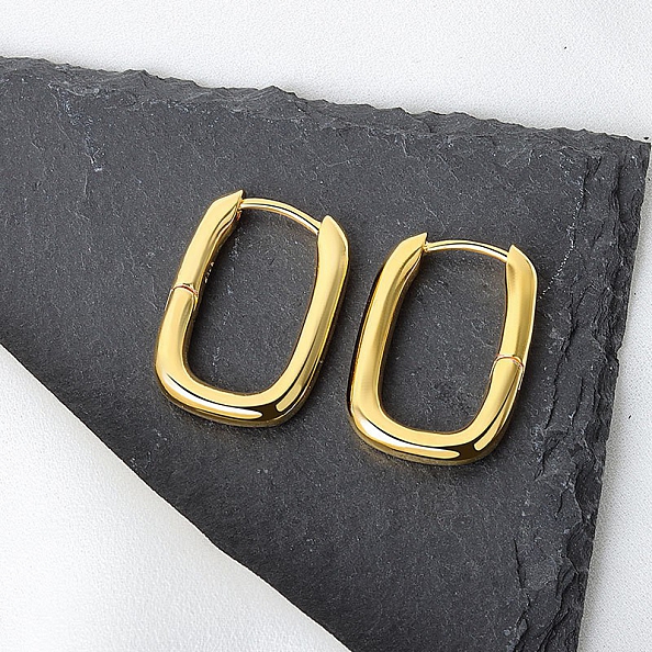 Minimalist Oval Earrings PWB500
