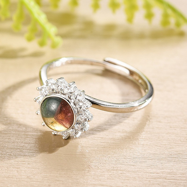 925 Natural Stone Ring SW410