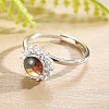 925 Natural Stone Ring SW410
