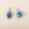 Blue texture earrings PWB181