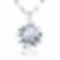 Sparkly Snowflake Pendant Necklace PWB335