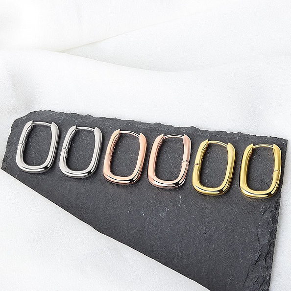 Minimalist Oval Earrings PWB500