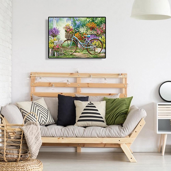 Paint By Numbers Kit-DIY Bicycle(40*50 CM) PW601