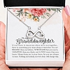 Infinity Heart Necklace- To Granddaughter PWB047