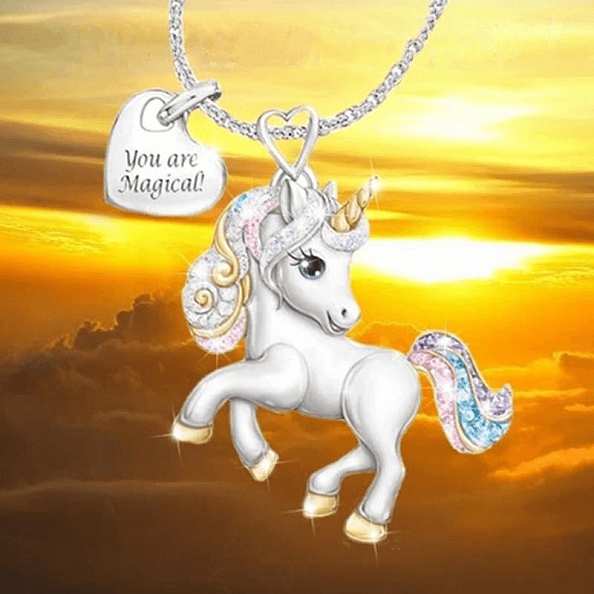 Cute Unicorn Necklace PWB081